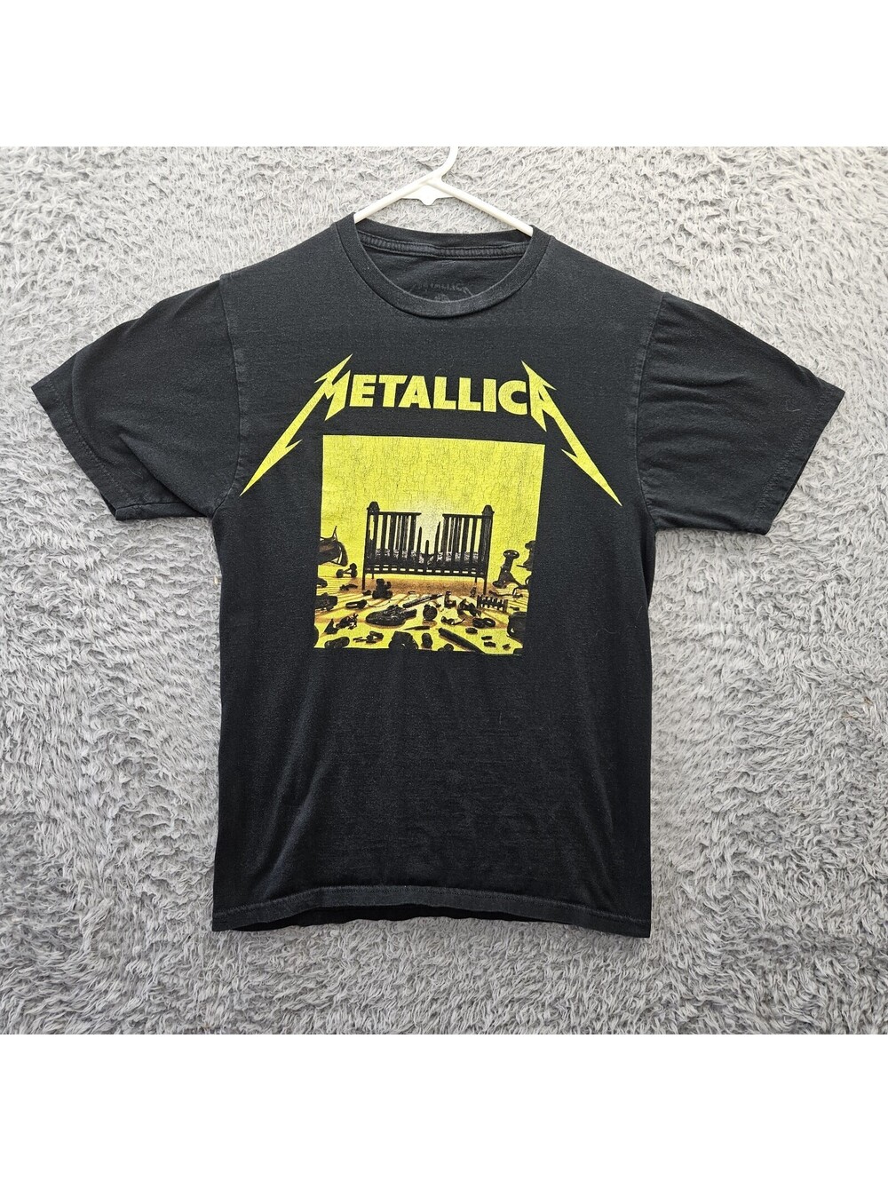 Metallica T Shirt Seventy Two Men Small Black Cotton Metal